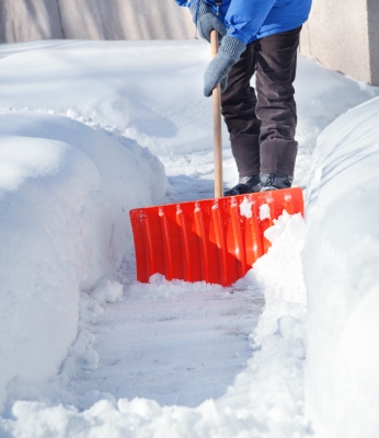 shoveling